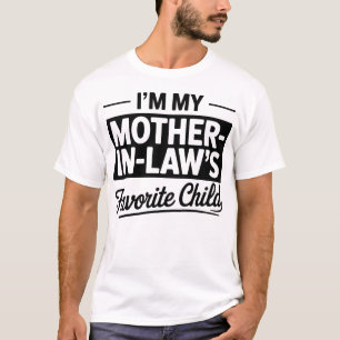 Camiseta Sou o Filho Favorito da Minha Sogra Piada Família