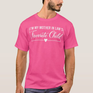 Camiseta Sou o Filho Favorito da Minha Sogra Piada Filha