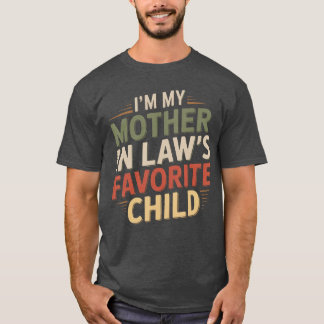 Camiseta Sou o filho favorito da minha sogra Sou o presente
