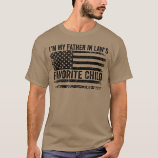 Camiseta Sou o filho favorito do meu sogro presente menina