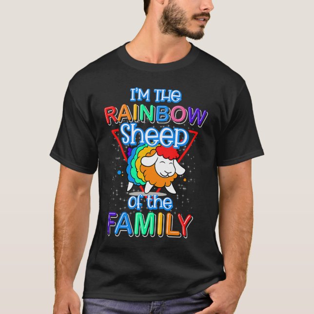 Camiseta Sou o Gay Arco-Íris da Orgulho gay (Frente)