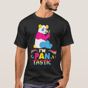 Camiseta Sou o Gay Pansexual Pan Tástico Fantástico Panda L