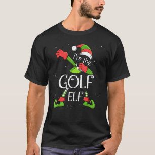 Camiseta Sou o Golf Elf Dabbing Santa Claus Xmas Família C