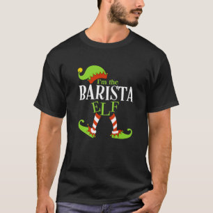Camiseta Sou o Grupo da Família Elf BARISTA, a combinar co