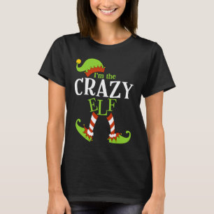 Camiseta Sou o Grupo da Família Elf CRAZY, a combinar com o