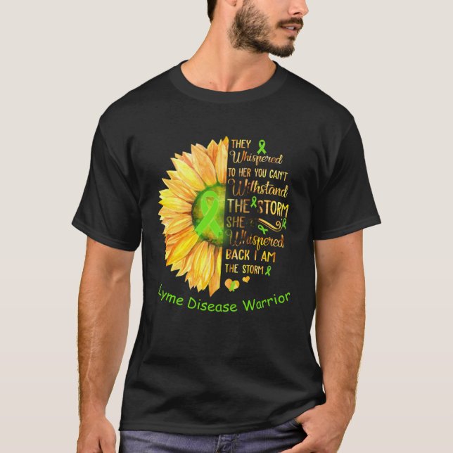 Camiseta Sou o Guerreiro da Doença de Lyme (Frente)