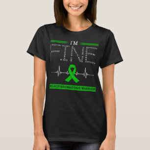 Camiseta Sou o guerreiro da neurofibromatose fina
