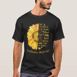 Camiseta Sou o Guerreiro da Tempestade Leucemia