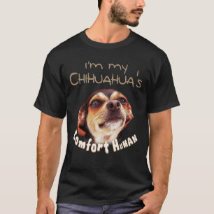 Camiseta Sou o Humano do Meu Chauhan para Cachorro e Pet Ow