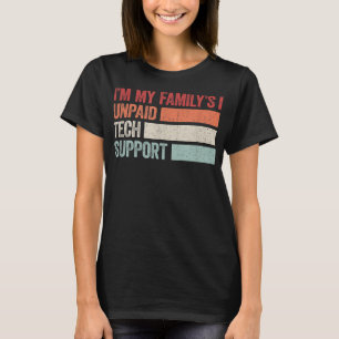 Camiseta Sou o Humor Design do Suporte Técnico Não Pago às