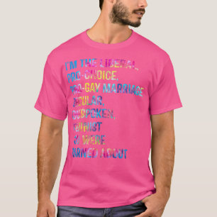 Camiseta Sou o Liberal Pro Choice Pro Casamento gay Lgbt F