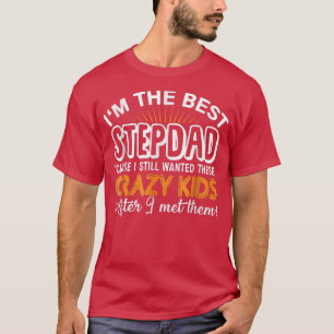 Camiseta Sou o melhor Pai, Dia de os pais de crianças maluc