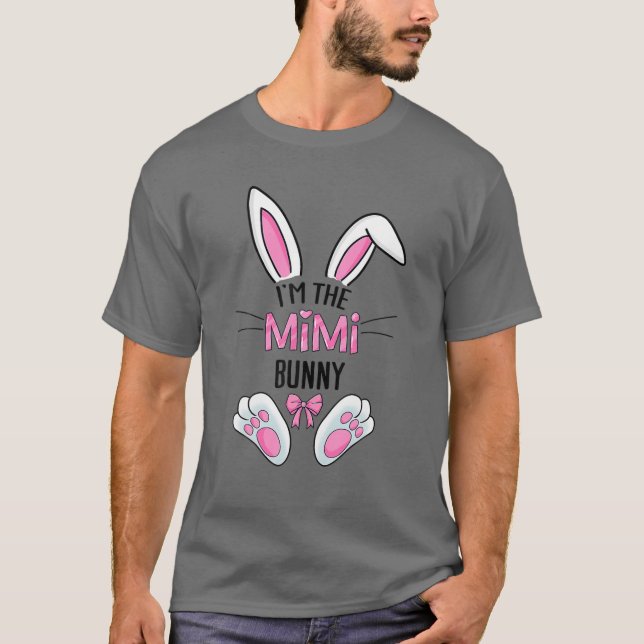 Camiseta Sou o mimi Páscoa Engraçado Páscoa da mãe (Frente)