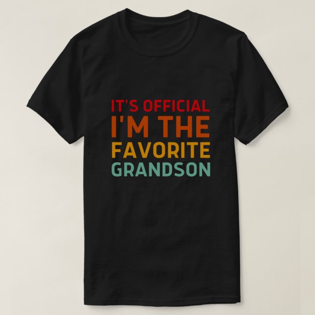 Camiseta Sou o neto favorito (Frente do Design)