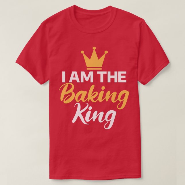 Camiseta Sou o padeiro do Cozinhar Baking (Frente do Design)