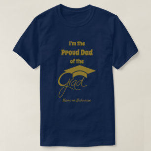 Camiseta Sou o Pai Orgulhoso do Formando - Dourado - Editáv