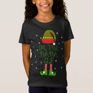 Camiseta Sou o Papa Elf Funny Group Family Xmas