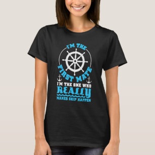 Camiseta Sou o primeiro amigo para barcos, Pontoon Boat Own