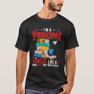 Camiseta Sou o principal tio, mas o melhor pai é o D