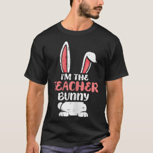 Camiseta Sou O Professor Bunny Easter Ovo Primavera Wom