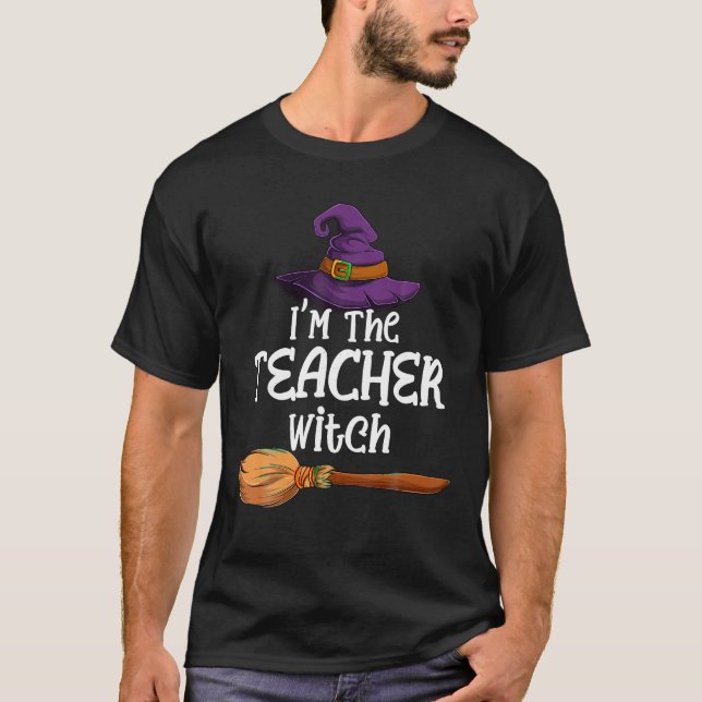 Camiseta Sou o professor Witch Matching Group Cos (Frente)