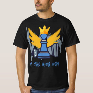 Camiseta Sou o rei agora do bom design