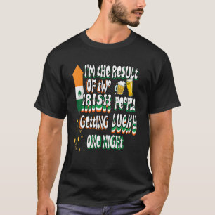 Camiseta Sou o resultado de duas Pessoas irlandesas terem s