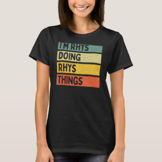 Camiseta Sou o Rhys a fazer as coisas do Rhys Engraçadament