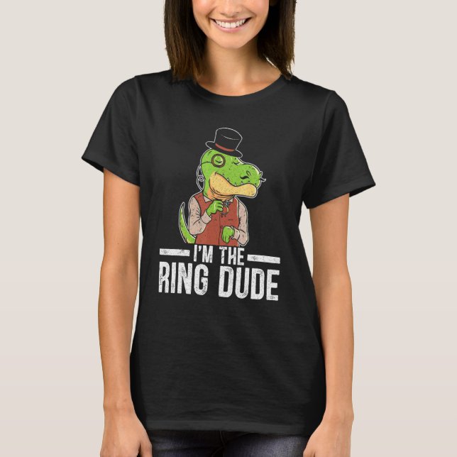 Camiseta Sou o Ring Page Boy Cotillion T Rex (Frente)