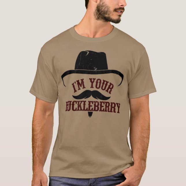 Camiseta Sou o seu Huckleberry (Frente)