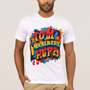 Camiseta Sou o seu Huckleberry" Multi-Color