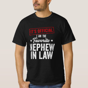 Camiseta Sou o sobrinho favorito na lei