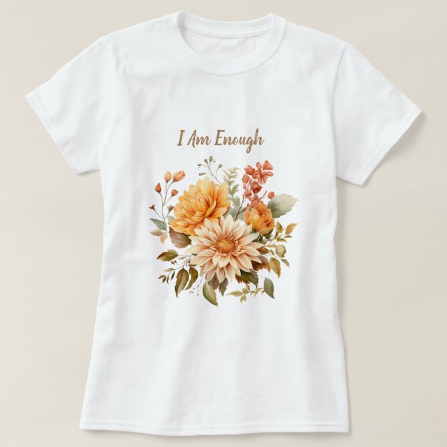 Camiseta Sou o suficiente (Frente do Design)