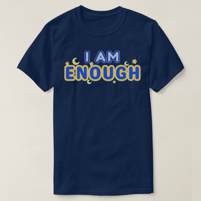 Camiseta Sou o suficiente (Frente do Design)