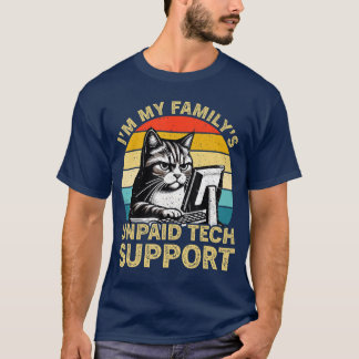 Camiseta Sou O Suporte Técnico Não Remunerado Da Minha Famí