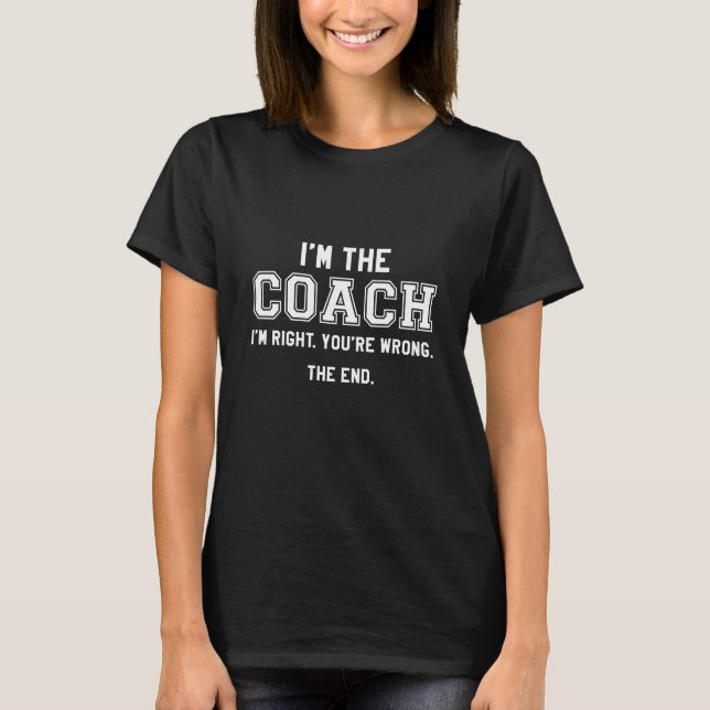 Camiseta Sou o treinador (Frente)