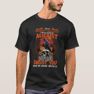 Camiseta Sou o velho rabugento que estava Nascer em August