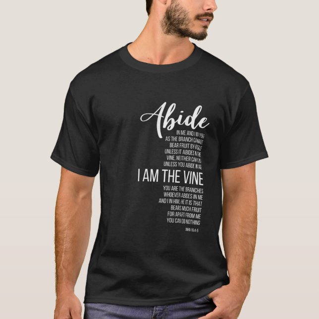 Camiseta Sou O Vine John 15 4 5 (Frente)