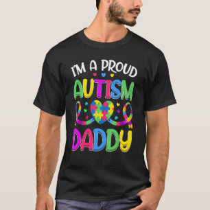 Camiseta Sou Orgulhoso Pai do Autismo Puzzle de Conscientiz