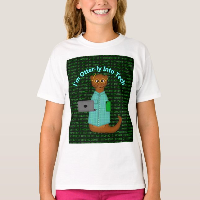 Camiseta Sou Otter-ly Into Tech (Frente)