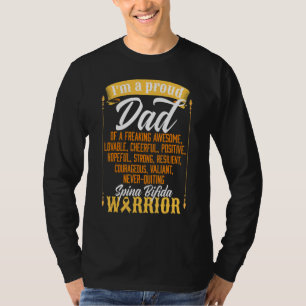 Camiseta Sou Pai Orgulhoso de Motivação do Guerreiro Spina 