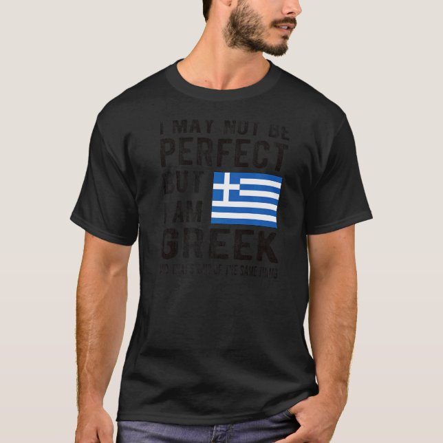 Camiseta Sou Patrimônio da Grécia Grega Raízes Gregas (Frente)