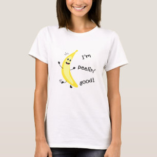 Camiseta Sou Peelin' Good! - Arma de Fruta Engraçado