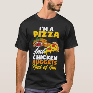 Camiseta Sou Pizza e Galinhas Nuggets Cara Galinha