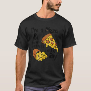 Camiseta Sou Pizza e Nuggets de frango tipo Pizza Cara