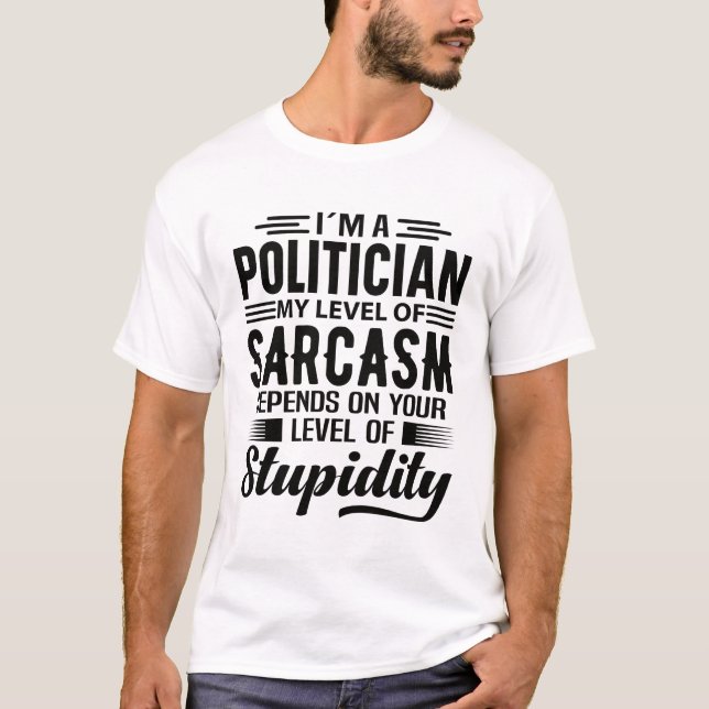 Camiseta Sou político (Frente)