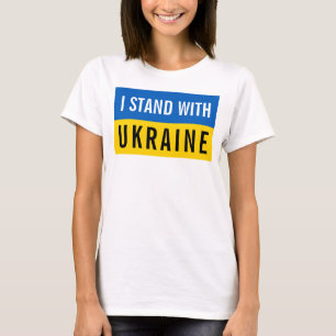 Camiseta Sou Político Com A Ucrânia