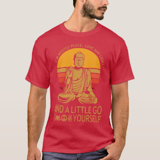 Camiseta Sou Principalmente Paz Amor E Luz V1 Limpo Diverti