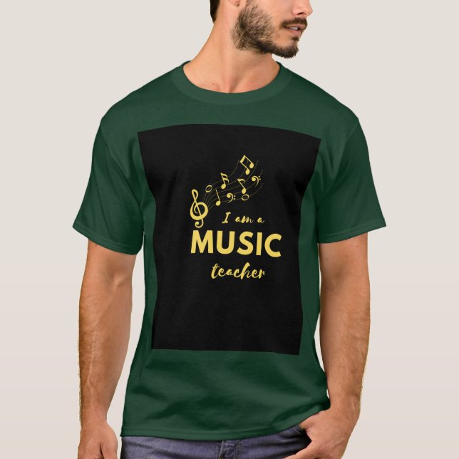 Camiseta Sou professor de música (Frente)