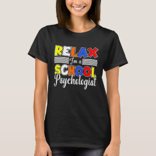 Camiseta Sou professor de psicologia universitária Ensino d